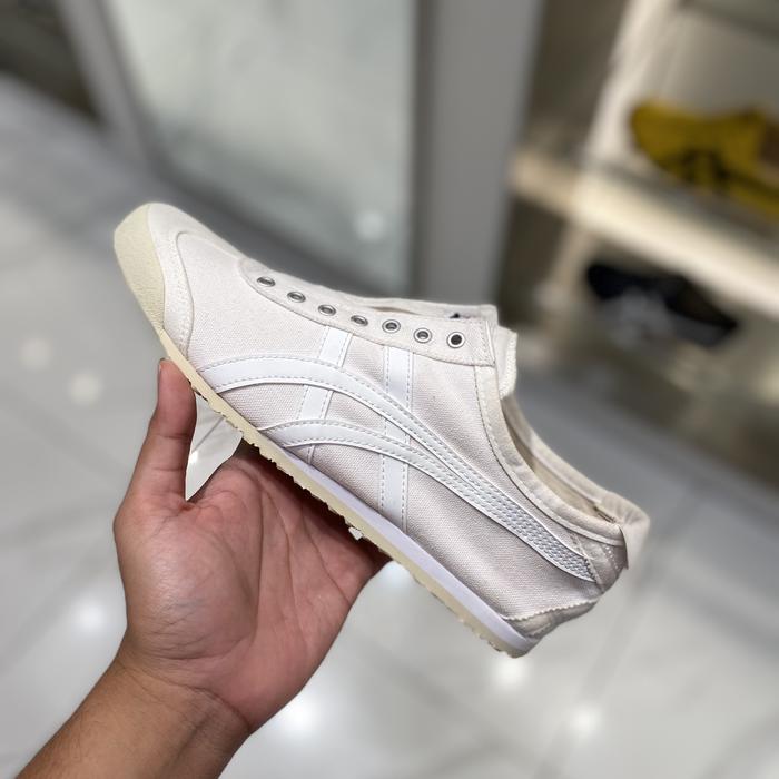 Jual Sepatu Onitsuka Tiger mexico 66 Slip On White white 39