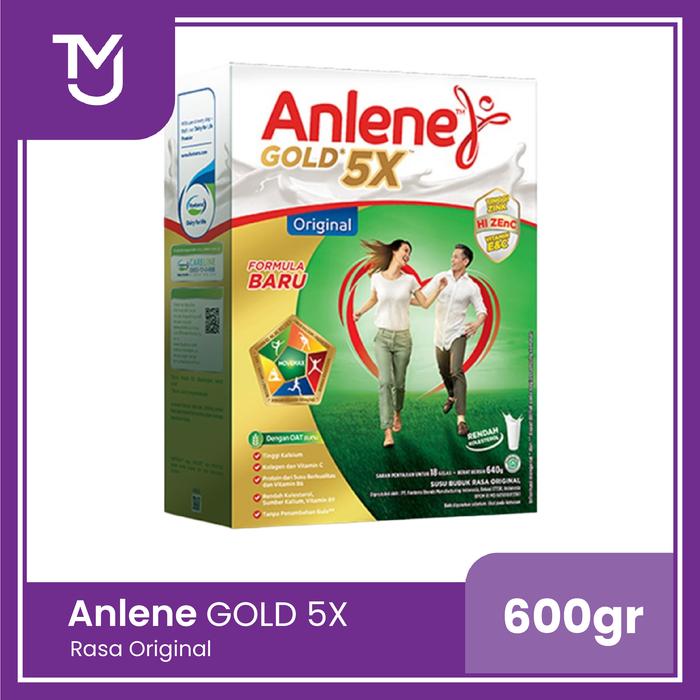 Gambar Anlene Gold X5 rasa Original 600gr -- Susu Nutrisi Tulang Dewasa dari Tamalanrea MJ undefined Tokopedia