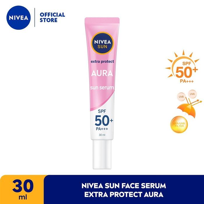Gambar Sunscreen NIVEA SUN Face Serum Extra Protect  SPF50+ PA+++ 30ml - Aura dari New Kirana Malang undefined 5 Tokopedia
