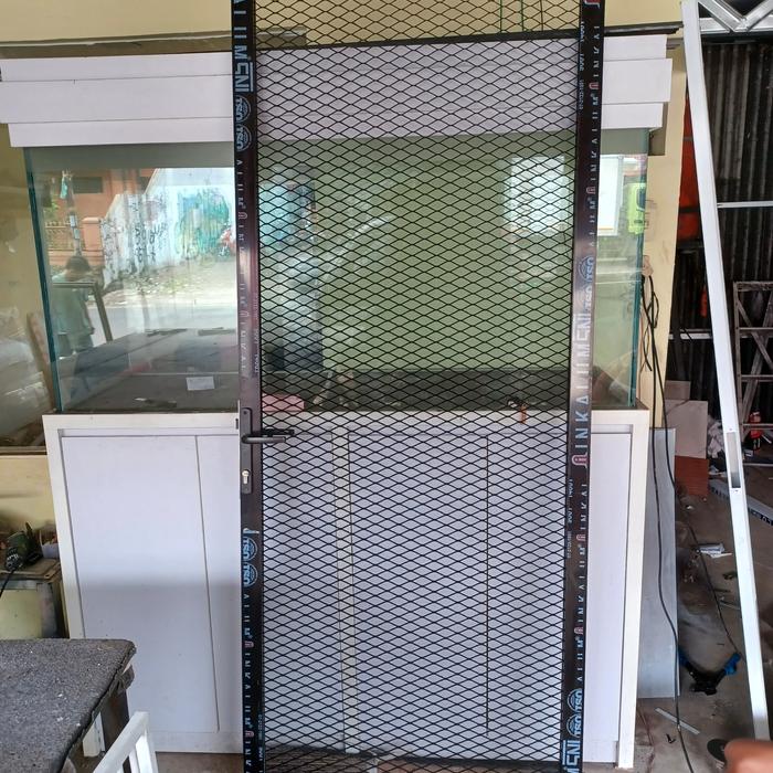Gambar pintu kawat nyamuk dari Al_farizi Aluminium Kaca undefined Tokopedia
