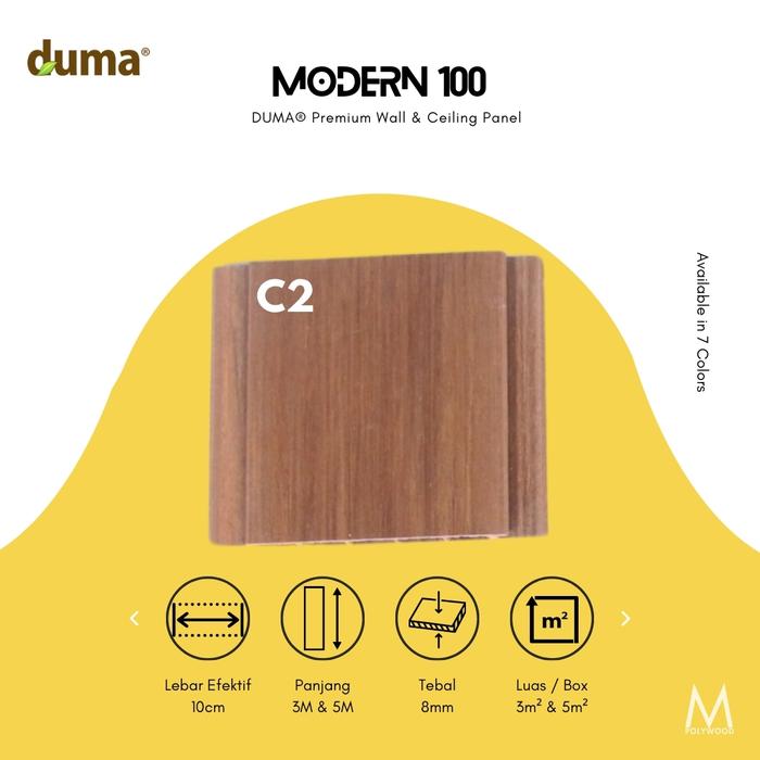 Gambar DUMA WPC - MODERN 100 WALL & CEILLING PANEL - C2, 3M dari mpolywood Indonesia undefined Tokopedia