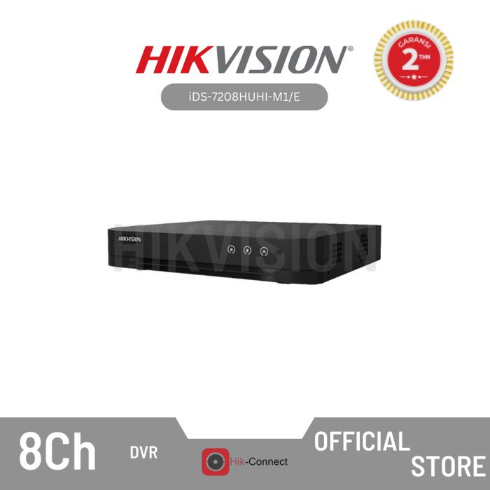 Gambar HIKVISION - iDS-7208HUHI-M1/E DVR 8-ch 5MP 1U H.265 AcuSense Original - Gatotkaca Electronics dari Gatotkaca Electronics undefined Tokopedia