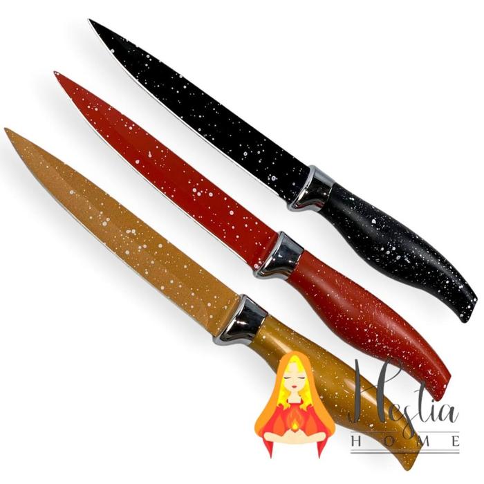 Gambar HOME PRO - Pisau Marble Slicer Chef Fruit Knife Tajam Tebal Marble 5" - Random  dari HESTIA HOME OFFICIAL undefined Tokopedia