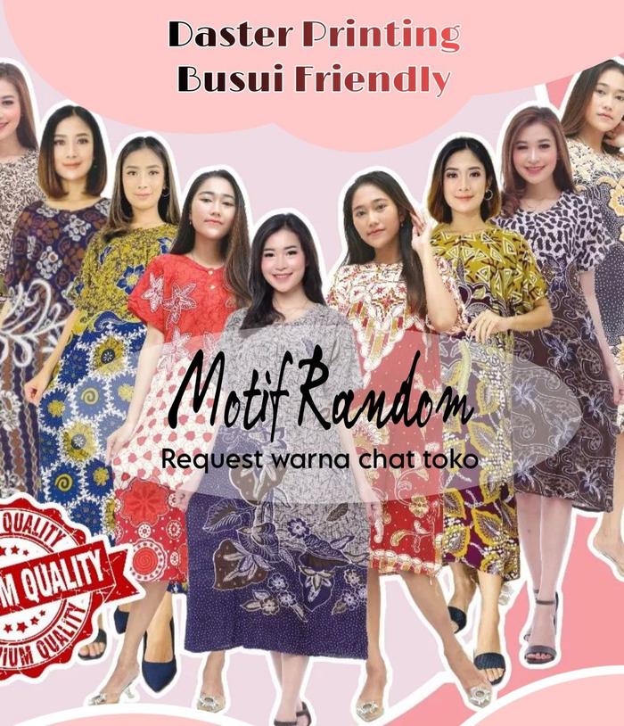 Gambar Daster Modern Daster Terbaru Viral - Motif Random, Warna Chat Toko dari Padang Bulan Official undefined Tokopedia