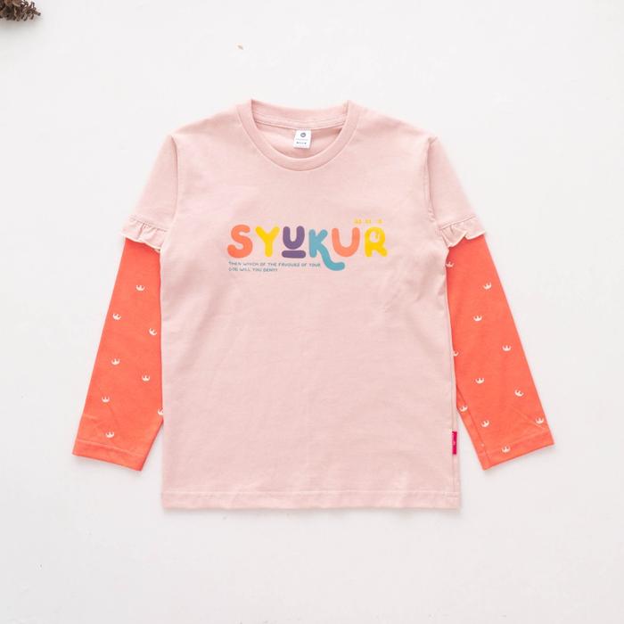 Gambar Proud To Be Muslim By Amar Kids - Baju Kaos Anak Perempuan Muslimah Terbaru Kekinian Lengan Panjang Branded untuk usia 3 - 12 Tahun - PINKSALEM, M dari Ammarkids Official Store undefined Tokopedia