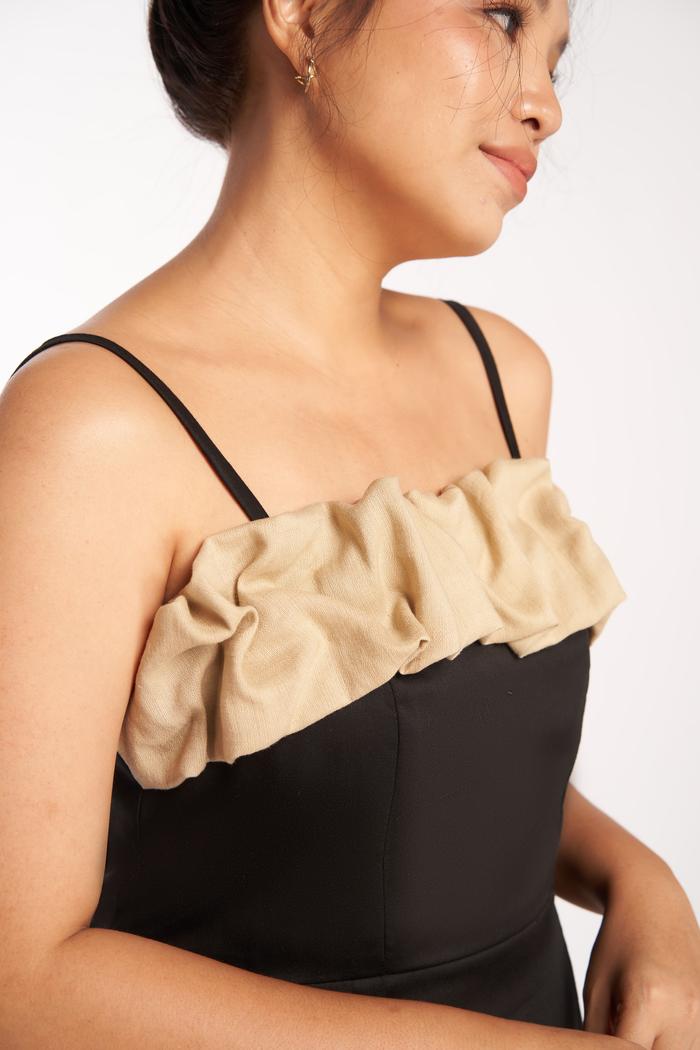 Gambar Care Studios Awan Dress Wedding Guest Tencel - Hitam dari Care Studios undefined Tokopedia