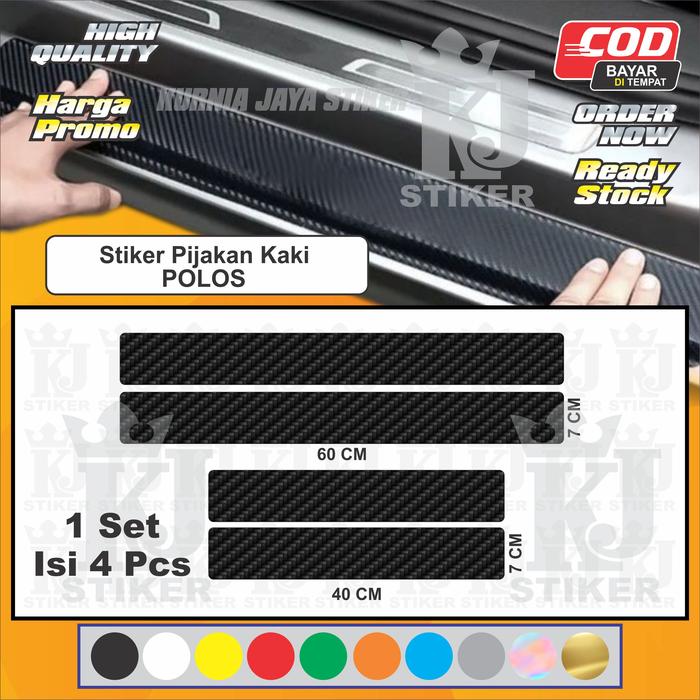 Gambar Stiker Mobil Stiker Pelindung Pijakan Pintu Mobil Vios Kode 04 - Polos dari KURNIA JAYA STIKER undefined Tokopedia