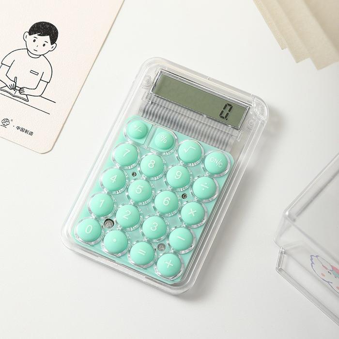 Gambar Kalkulator Mini Transparan /Kalkulator Kecil Imut/Kalkulator Mini /Kalkulator Mini Transparant/ Kalkulator Saku 8 Digit MIni Calculator Pocket Size Sized 8 Digits Cute - Tosca , Tranparan dari MARKETJAYA88 undefined Tokopedia