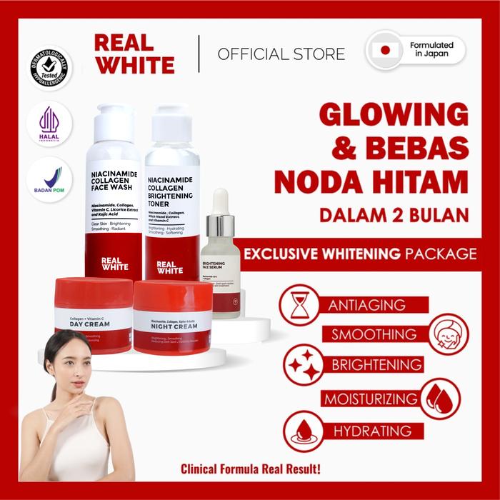 Gambar REAL WHITE Whitening Exclusive Package dari Real White Skincare undefined Tokopedia