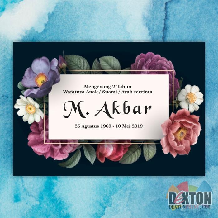 Gambar Stiker Tahlilan Pengajian Tasyakuran Syukuran Mengenang Wafatnya - blflo dari DextonPRINT undefined Tokopedia