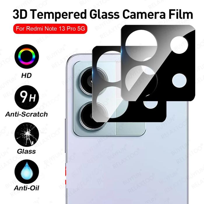 Gambar Xiaomi Redmi Note 13 5G / Pro 5G / X6 5G Tempered Glass Camera Protect - CAMERA SHIELD, RM Note 13 5G dari Drawacc undefined Tokopedia