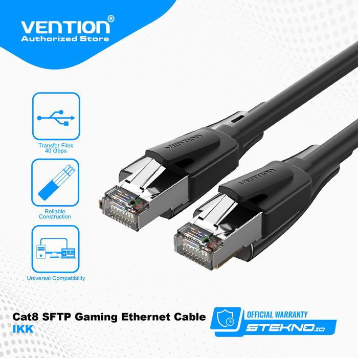 Gambar Vention Kabel Lan Cat8 40Gbps RJ45 SFTP Gigabit Patch Ethernet 20M - IKK dari Vention Authorized Store undefined Tokopedia