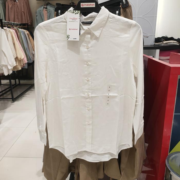 Gambar kemeja polos connexion brand original matahari dept.store - Putih, M dari wildanDhyoStore undefined Tokopedia