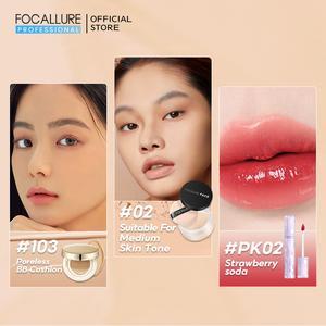 Gambar FOCALLURE 3pcs Makeup Sets Cushion & Loose Powder & Lip tint - SET 5 dari FOCALLURE STORE_NEW undefined Tokopedia