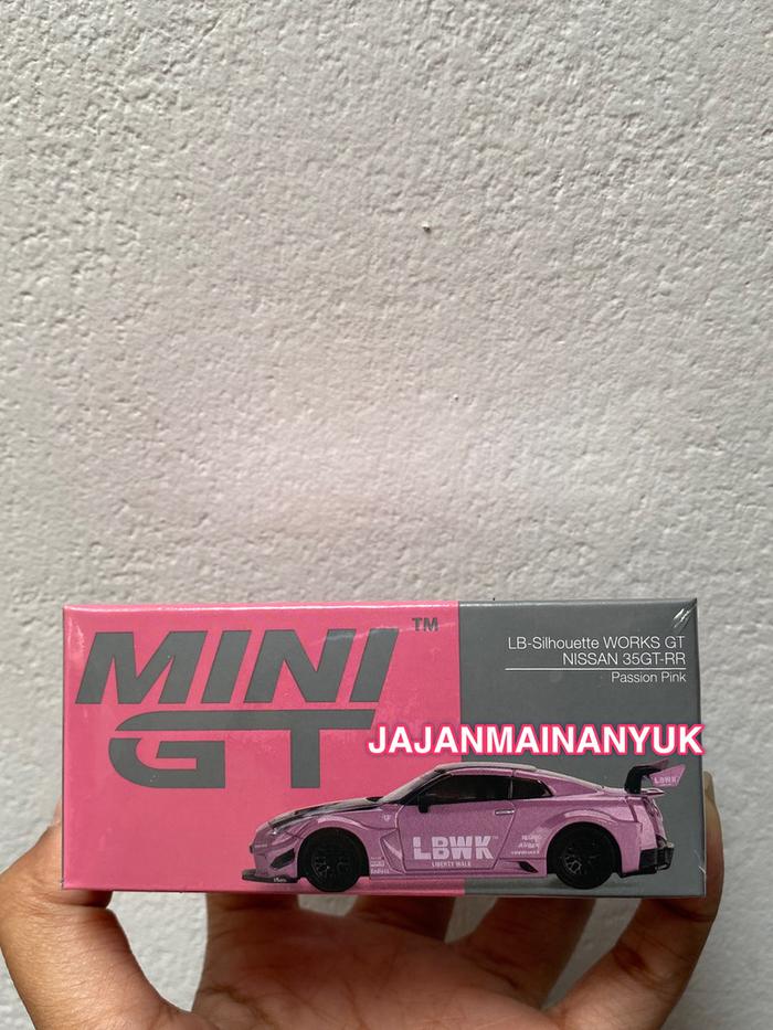 Jual MINI GT R35 LBWK PASSION PINK MINI GT 418 NISSAN R35 LBWK PINK ...