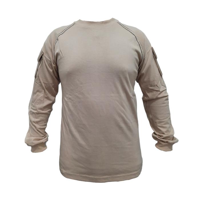 Gambar kaos tactical/lapangan abu tua/milo/krem lengan panjang combed 20s - Krem, M dari Dn17Armyshop undefined Tokopedia