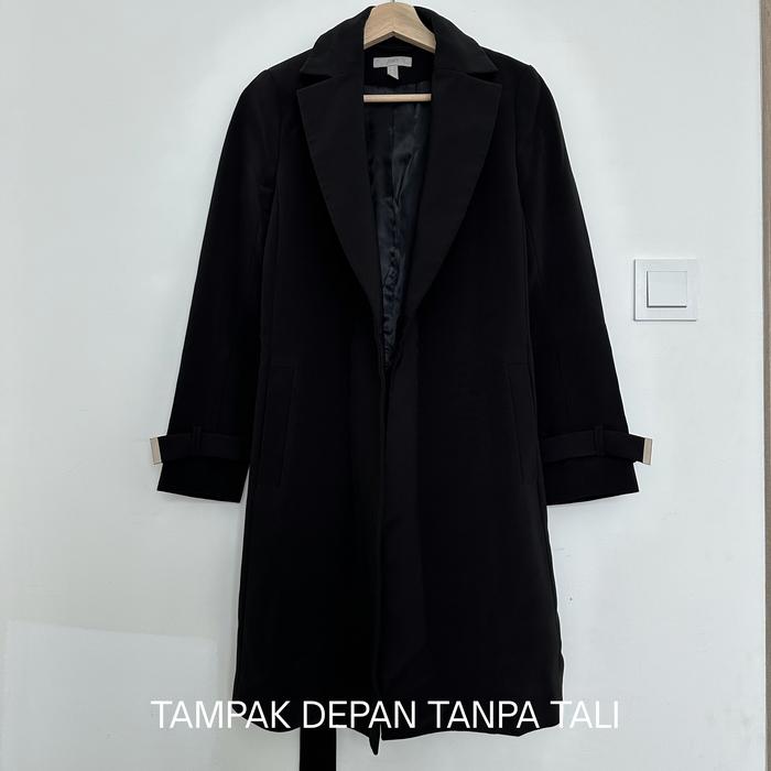 Gambar Preloved Blazer Panjang Wanita H&M Hitam dari TokoMbulcil undefined Tokopedia