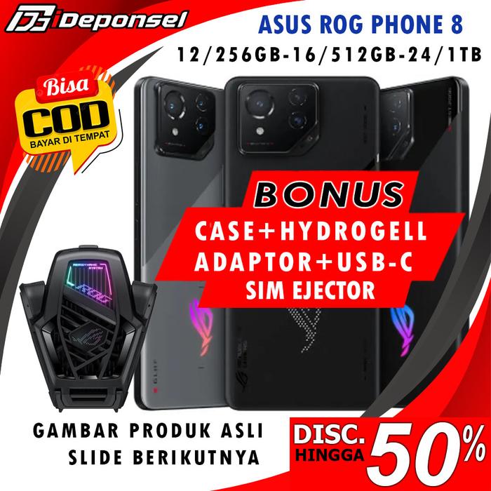 Gambar [NEW] Asus ROG Phone 8 Pro 24/1TB 16GB/512GB 12/256GB Garansi Resmi - BNOB OPEN BOX, 16/512GB dari iDeponsell undefined Tokopedia