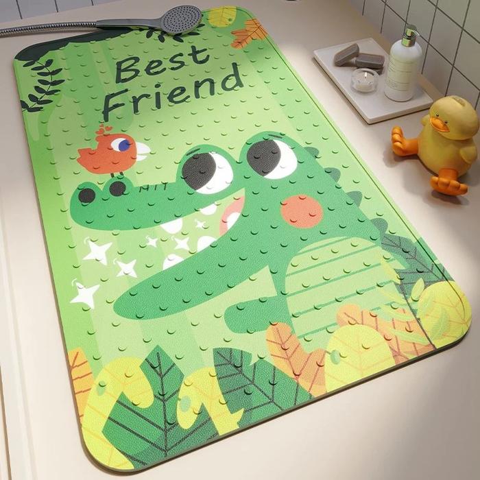 Gambar Premium Cute Shower Bath Mat Keset Mandi Toilet Bathtup PVC Anti Slip - New BF dari supono store88 undefined Tokopedia