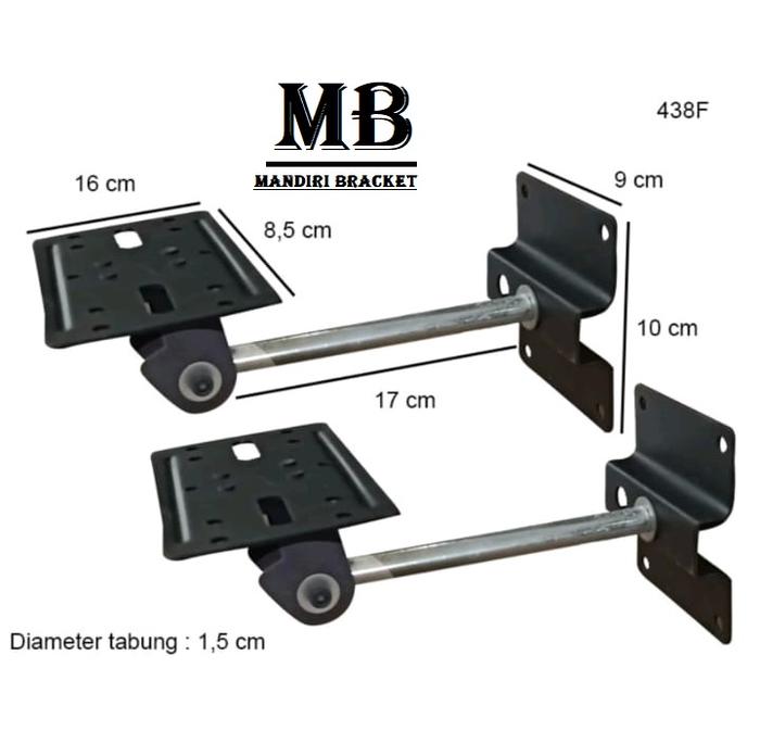 Gambar Bracket Speaker Dinding bs-438f Breket Salon Spiker Bahan Full Besi Bracket Speaker fahrenheit BS 438F isi 2pcs dari mandiri bracket undefined Tokopedia