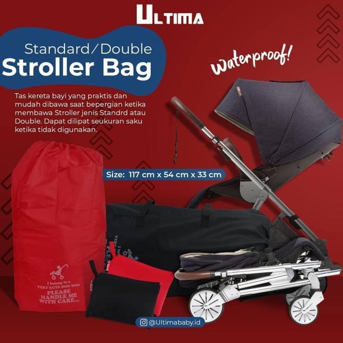 Gambar (Ready) Ultima Stroller Bag For Standard / Double Strollers - red dari Mommy Andalan undefined Tokopedia