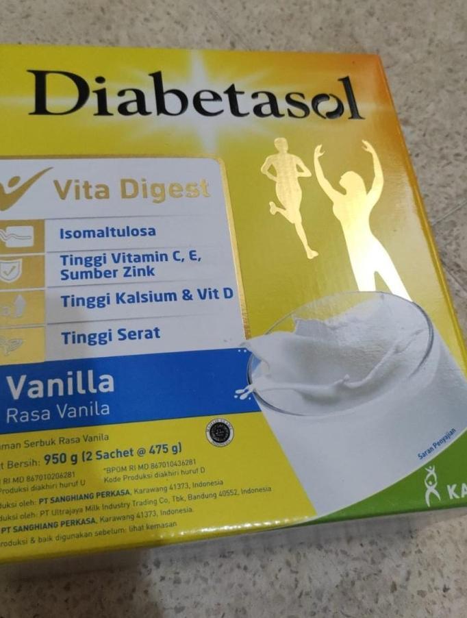Gambar Best Seller Diabetasol (Vanila & Coklat) 1000gr - Coklat 950gr, Exp10/2024-2025 dari Kurnia store25 undefined Tokopedia
