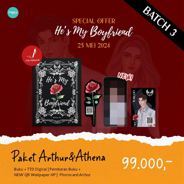 Gambar PRE ORDER Buku Novel - He's My Boyfriend - Thyfa - Bumifiksi - ARTHUR&ATHENA dari BumifiksiJogjakarta Kab. Sleman Tokopedia