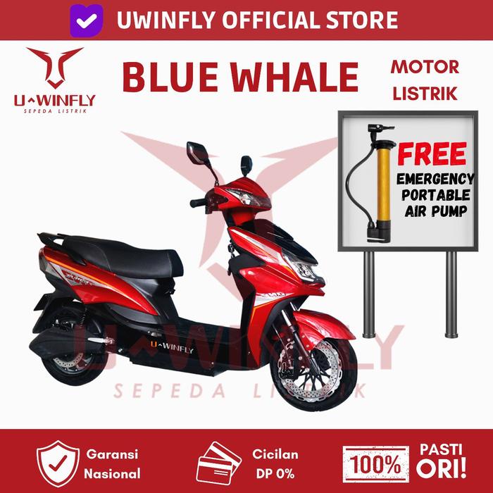 Gambar SEPEDA MOTOR UWINFLY BLUE WHALE GARANSI RESMI - RED dari U-Winfly Indonesia undefined 5 Tokopedia