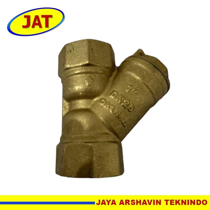 Gambar Y Strainer kuningan 1 1/2" saringan brass Okuma dari Jaya arshavin teknindo undefined Tokopedia