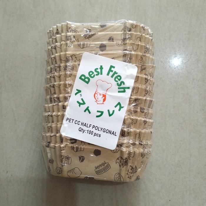 Gambar Cup roti oval laminasi kecil S (isi 100pcs) Cupcake Ukuran 7x3x2cm - brown batik dari Diana Baking Store undefined 3 Tokopedia