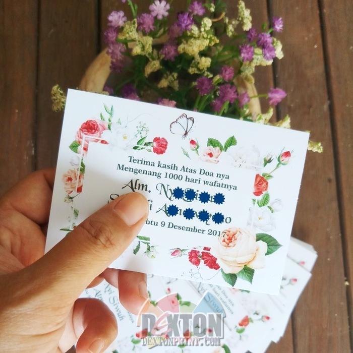 Gambar Stiker Tahlilan Pengajian Tasyakuran Syukuran Mengenang Wafatnya - flo2 dari DextonPRINT undefined Tokopedia