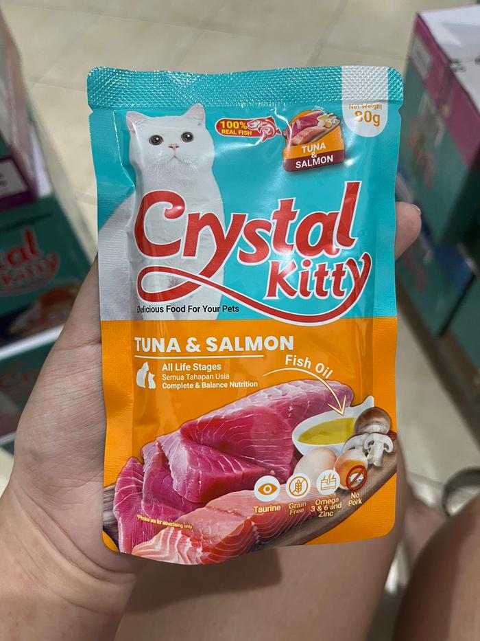 Gambar Crystal Kitty 80gr Pouch Makanan Kucing Basah Cat Wet Food Cat Food - CRYS Oceanfish dari Surabaya Pet Center 2 undefined 5 Tokopedia
