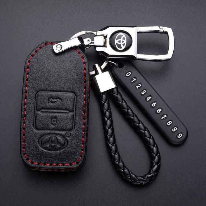 Gambar Gantungan Kunci Mobil Keyless Toyota Yaris Cross S 2023 - 2024 - garis merah dari PEICHI undefined Tokopedia