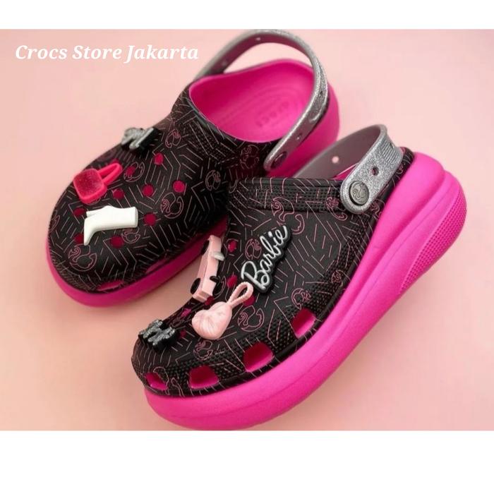 Gambar Sandal Crocs Wanita Barbie Classic Crush Clog / Sepatu Sandal Wanita - Hitam Fushia, M3/36 dari CROCS STORE JAKARTA 12 undefined Tokopedia