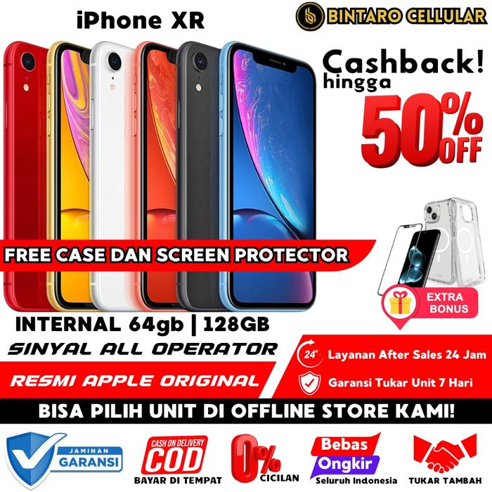 Gambar [ iBox ] iPhone Xr 64GB Garansi Resmi 1 Tahun - Ex Inter dari BintaroGadget_NEW undefined Tokopedia