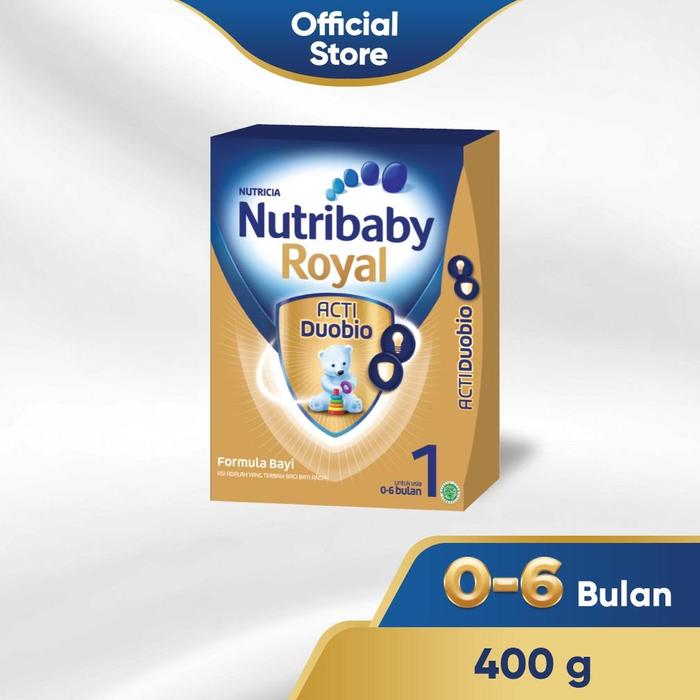 Gambar Nutribaby Royal 1 Susu Bubuk Formula Bayi 400 gr dari chokichoshop undefined Tokopedia