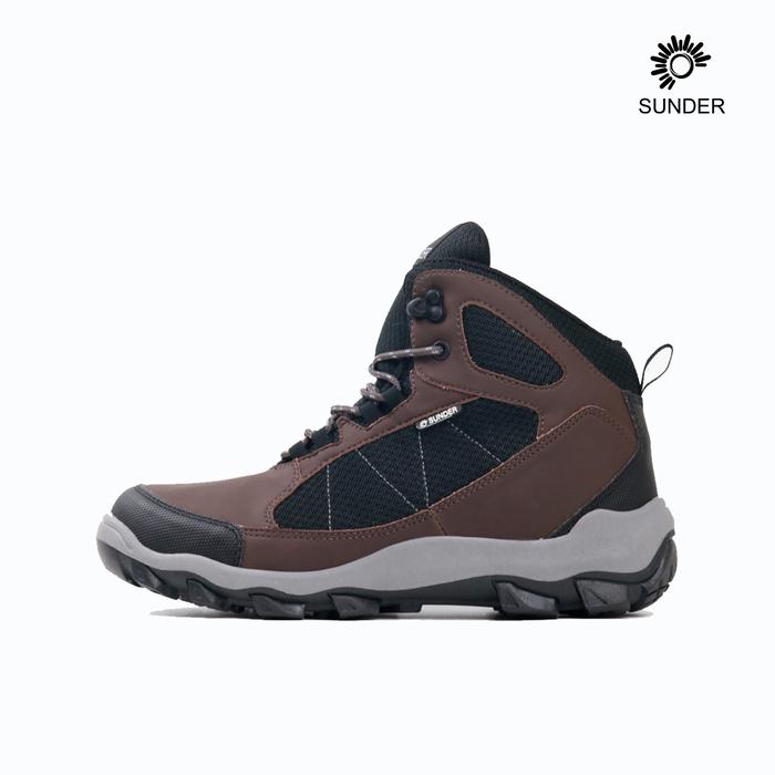 Gambar SEPATU SUNDER I KERTA I HIKING OUTDOOR GUNUNG BOOTS - black coffee, 42 dari sunder official undefined Tokopedia