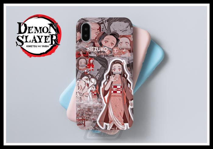 Jual custom case handphone casing handphone anime kimetsu no yaiba ...