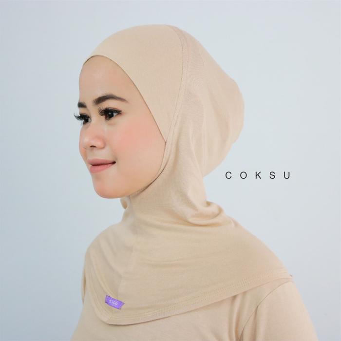 Gambar INNER NINJA POLOS CIPUT HIJAB SPANDEK PREMIUM ORIGINAL BANYAK PILIHAN WARNA ANTI PANAS NYAMAN ELASTIS - BUTTER/COKSU dari Faeeyza Fashion Muslim undefined Tokopedia