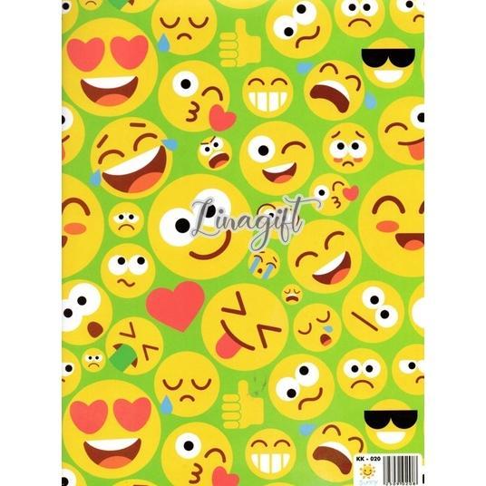 Gambar ( 5 Lembar ) SR HBD - KERTAS KADO GLOSY - GIFT WRAP PAPER HAPPY - SMILE dari PartyZone10 undefined Tokopedia