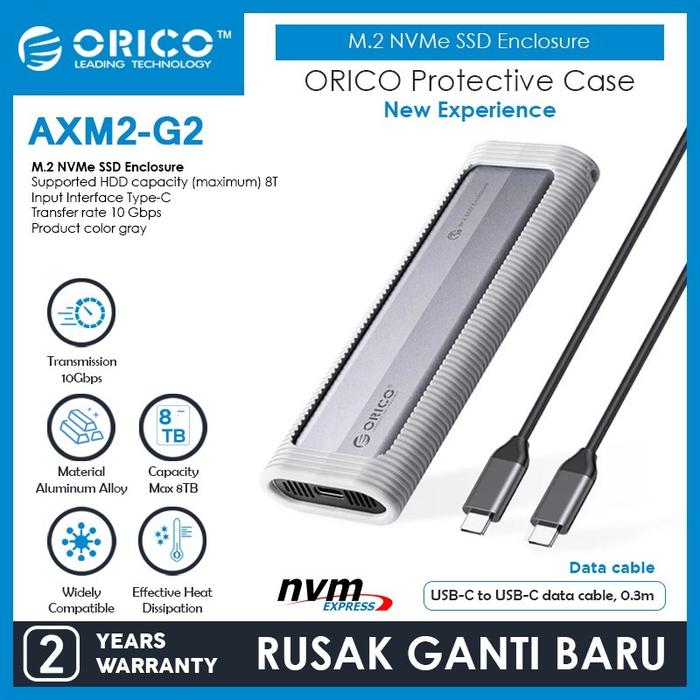 External Ssd Case Ssd Enclosure Nvme Enclosure ORICO AXM2-G2 SSD