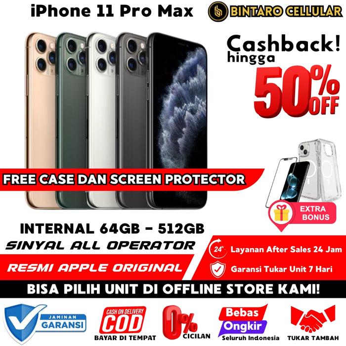 Gambar iPhone 11 | Pro | Pro Max 512GB 256GB 128GB 64GB Second Original Apple - 11 UNITONLY, 64GB dari BintaroGadget_NEW undefined Tokopedia