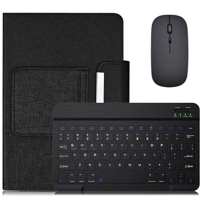 Gambar Advan Tab VX Lite / Sketsa 1  / Sketsa 2  / Sketsa 3 10 10.1 10.4 Inch Universal Keyboard Bluetooth Wireless NonTouchpad Touchpad Leather Case Flip Cover Kesing Casing Magnet untuk Ketik Mouse - PAKET ONE SET, VX LITE dari Max Gadget ID undefined Tokopedia