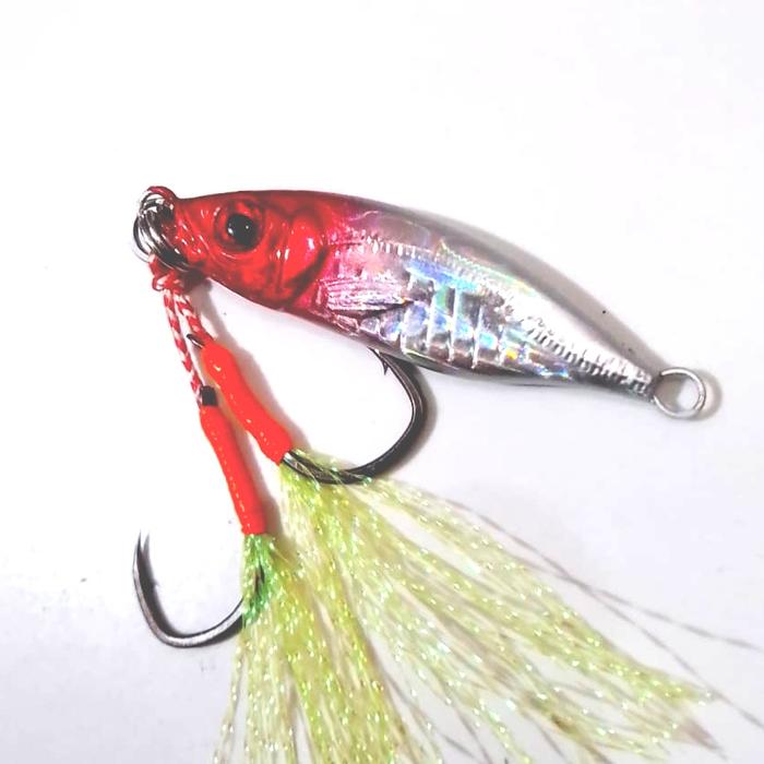 Gambar umpan casting metal jig micro jig 20gr 20gram copy little jack - red head dari kembarpancing2 undefined Tokopedia