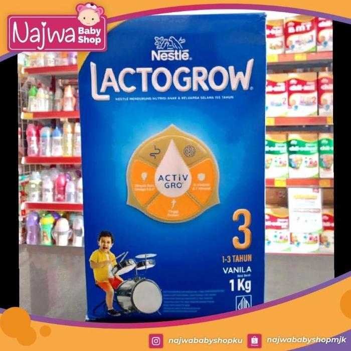 Gambar SUSU LACTOGROW 1-3 TAHUN 1KG TERMURAH - Vanila, 1kg dari ABATASA_ undefined Tokopedia