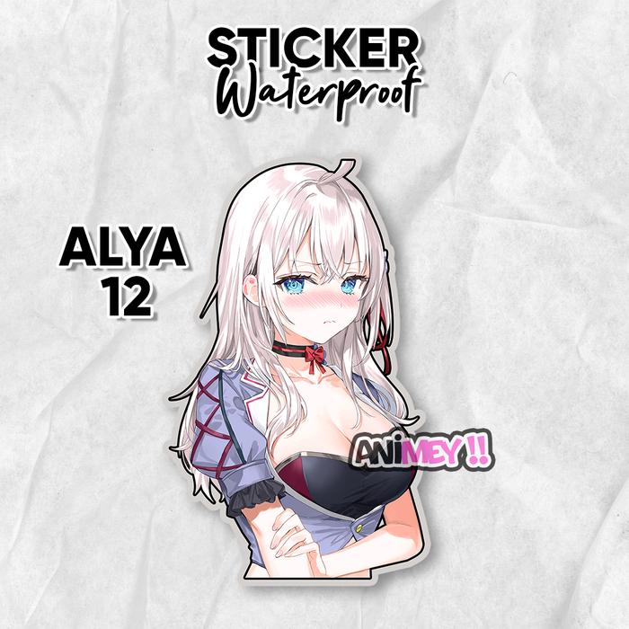Gambar Stiker Alya Roshidere / Sticker Anime Waterproof - 12 dari ANIMEY hobbies undefined Tokopedia