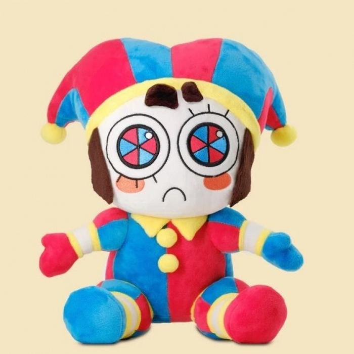 Gambar boneka digital circus pomni jax 40cm boneka lucu bahan plush kado anak - pomni dari Nicesow undefined Tokopedia