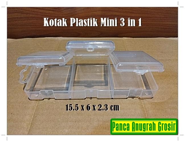 Gambar Kotak Plastik Storage Box 12 Sekat Coin Mainan Aksesoris Obat Perkakas - 3 Sekat Kecil dari Panca Anugrah Grosir undefined Tokopedia