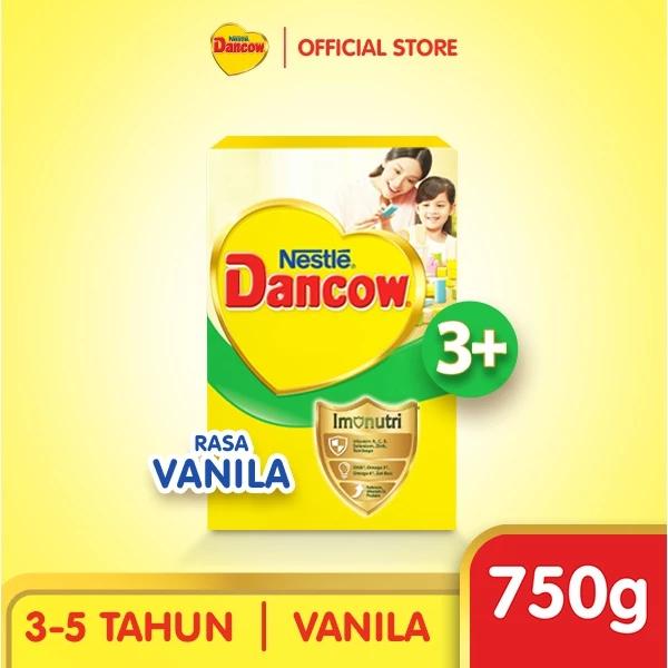 Gambar Nestle Dancow 3+ Dengan Nutritods Susu Pertumbuhan Rasa Vanila 3 - 5 Tahun Box 750 Gram dari storehibiscus undefined Tokopedia