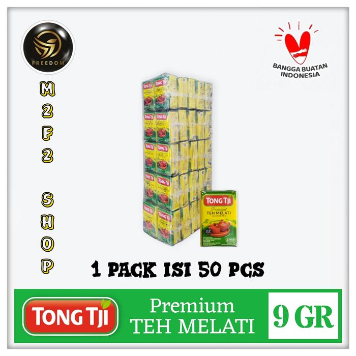 Jual Tong Tji PREMIUM Jasmine Tea | Teh Bubuk Melati - 9 gr (Harga 50 ...